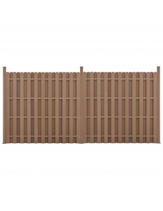 Hegn i komposit vedligeholdelsesfrit havehegn plankeværk have terrasse hund