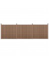 Komplet WPC Havehegn i aluminium og komposit H185 x B562 cm - Brun