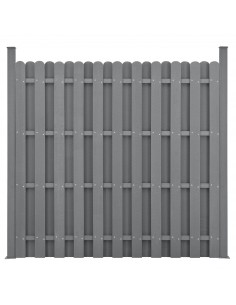 Hegn i komposit vedligeholdelsesfrit havehegn plankeværk have terrasse hund 2