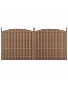 Hegn i komposit vedligeholdelsesfrit havehegn plankeværk have terrasse hund