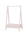 Garderobe til børneværelset i MDF H99 x B66 x D38 cm - Rosa
