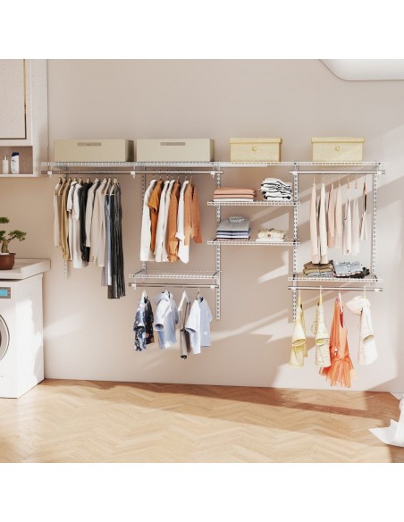 garderobe væg hylder hyldesystem bryggers