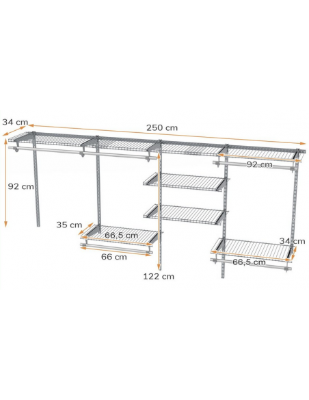 garderobe væg hylder hyldesystem bryggers