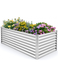 højbed metal grå stål