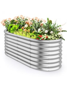 højbed metal grå stål