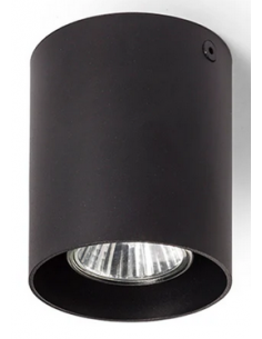 Påbygningsspot GU10 LED Sort