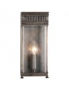 Holborn Udendørs væglampe i messing og glas H31 cm 1 x E14 - Antik mørk bronze/Klar