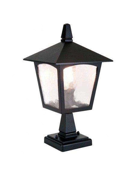 Bedlampe led udendørslamper gammel stil klassiske sokkellamper halvmur