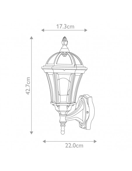 væglampe udendørslamper gammel stil klassiske