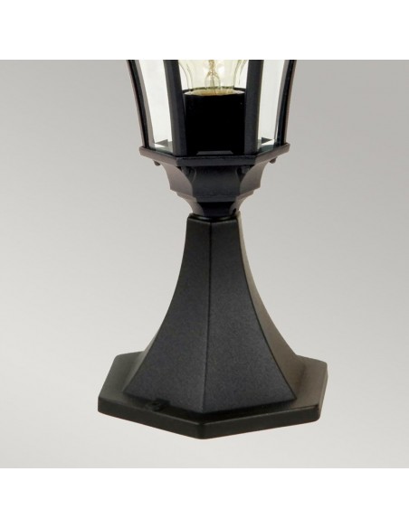 Bedlampe led udendørslamper gammel stil klassiske sokkellamper halvmur