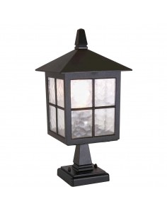 Bedlampe led udendørslamper gammel stil klassiske sokkellamper halvmur