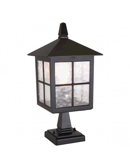 Bedlampe led udendørslamper gammel stil klassiske sokkellamper halvmur
