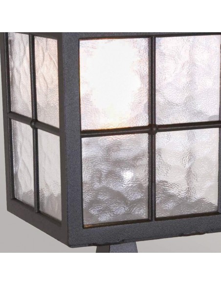 Bedlampe led udendørslamper gammel stil klassiske sokkellamper halvmur