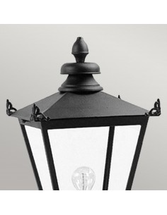 Bedlampe led udendørslamper gammel stil klassiske sokkellamper halvmur 2