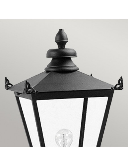 Bedlampe led udendørslamper gammel stil klassiske sokkellamper halvmur