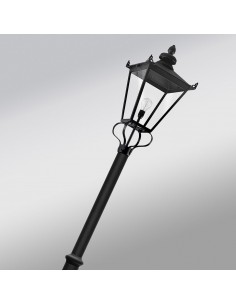 lampemast Bedlampe led udendørslamper gammel stil klassiske sokkellamper 2