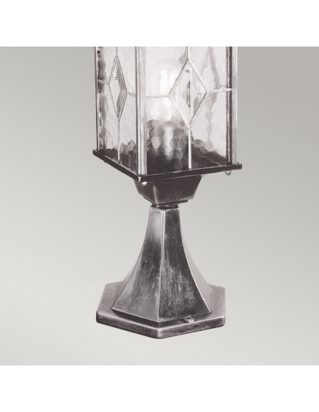 Bedlampe led udendørslamper gammel stil klassiske sokkellamper halvmur
