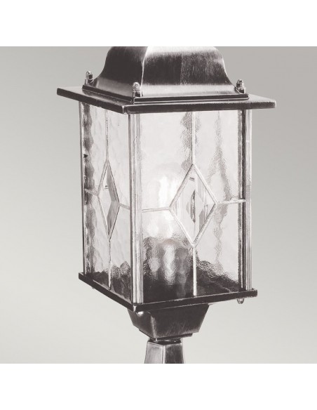 Bedlampe led udendørslamper gammel stil klassiske sokkellamper halvmur