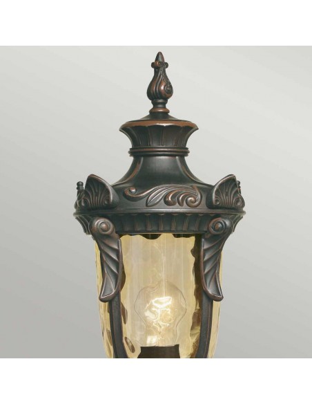 Udendørs bedlampe havelampe halvmur sokkellampe klassisk gammel stil