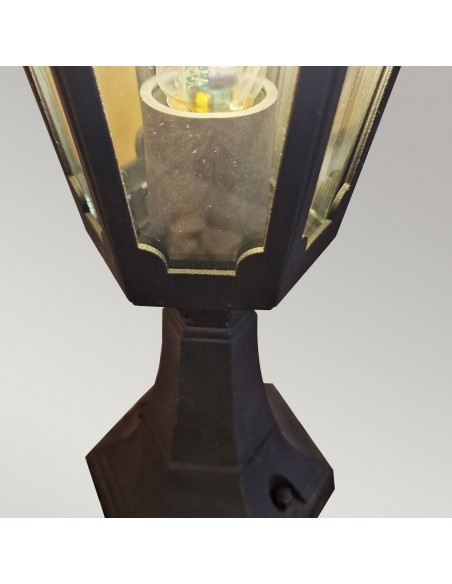 Bedlampe led udendørslamper gammel stil klassiske sokkellamper halvmur
