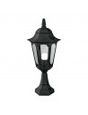 PARISH Udendørs sokkellampe i aluminium og glas H54 cm 1 x E27 - Sort/Klart