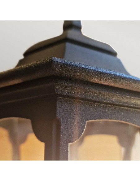 Bedlampe led udendørslamper gammel stil klassiske sokkellamper halvmur
