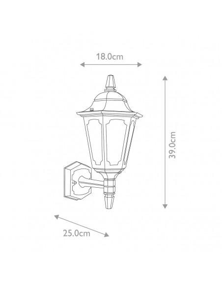 væglampe udendørslamper gammel stil klassiske udendørs lamper