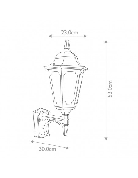 væglampe udendørslamper gammel stil klassiske udendørs lamper