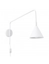 NOX Flex væglampe i aluminium B61 cm 1 x E14 - Hvid