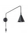 NOX Flex væglampe i aluminium B61 cm 1 x E14 - Sort