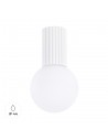 HALO Badeværelseslampe i aluminium og glas Ø12 cm 1 x G9 - Hvid/Hvid