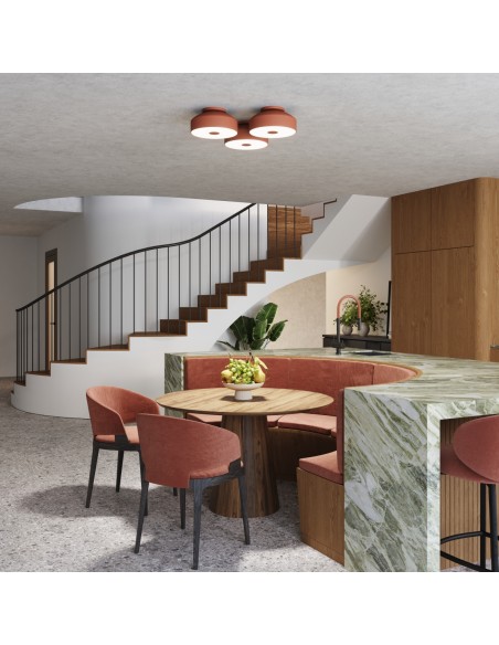 plafond loftlampe rund led belysning