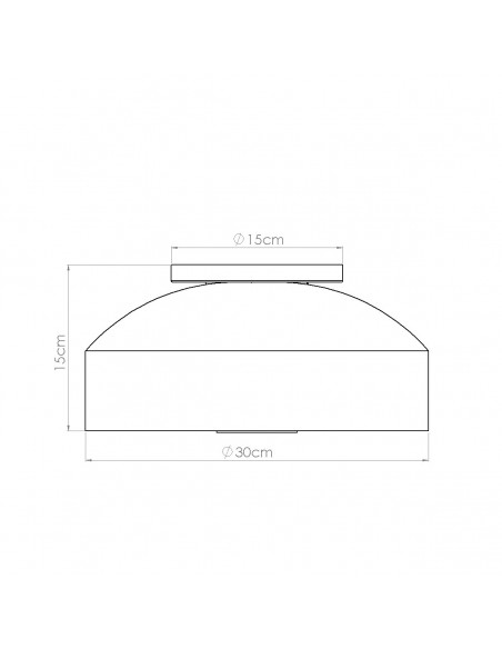 plafond loftlampe rund led belysning