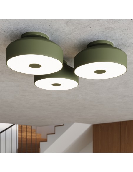plafond loftlampe rund led belysning