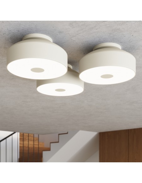 plafond loftlampe rund led belysning
