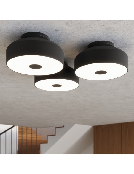 plafond loftlampe rund led belysning