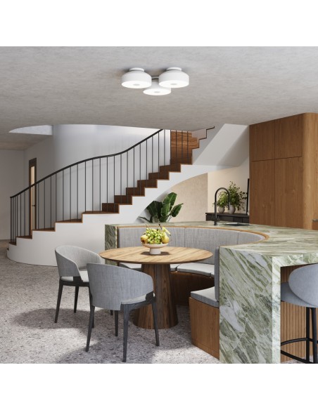 plafond loftlampe rund led belysning