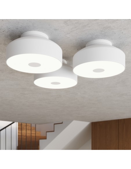 plafond loftlampe rund led belysning