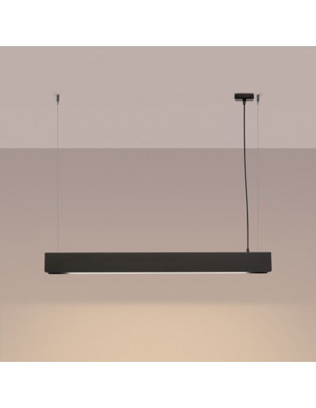 langbordspendel pendel langbord køkkenø loftlampe led sort belysning