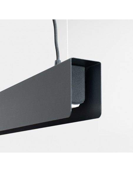 langbordspendel pendel langbord køkkenø loftlampe led sort belysning