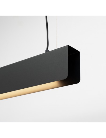 langbordspendel pendel langbord køkkenø loftlampe led sort belysning