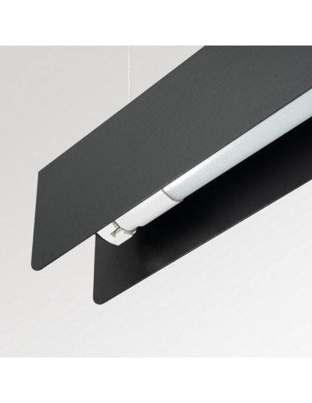 langbordspendel pendel langbord køkkenø loftlampe led sort belysning