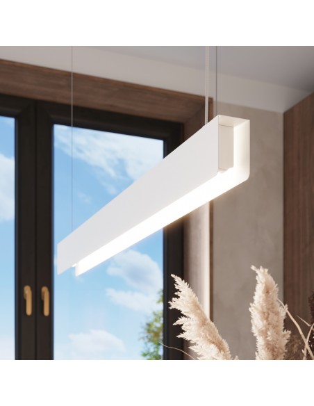 langbordspendel pendel langbord køkkenø loftlampe led sort belysning