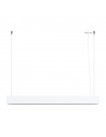 SPARK Langbordspendel i stål B100 cm 1 x G13 LED - Hvid