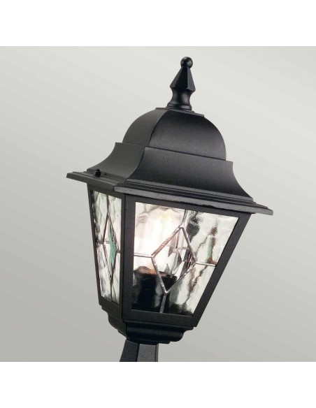 Bedlampe led udendørslamper gammel stil klassiske sokkellamper halvmur