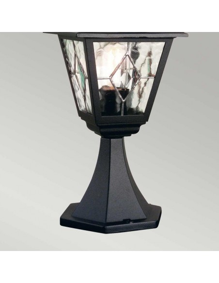 Bedlampe led udendørslamper gammel stil klassiske sokkellamper halvmur