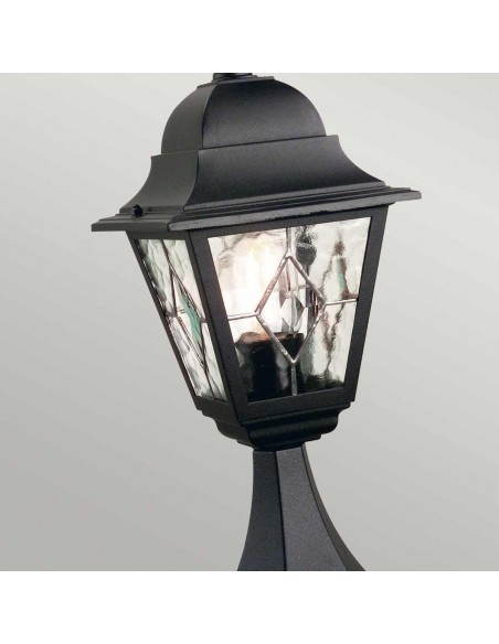 Bedlampe led udendørslamper gammel stil klassiske sokkellamper halvmur