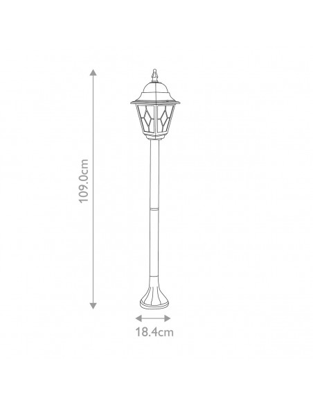 Bedlampe led udendørslamper gammel stil klassiske