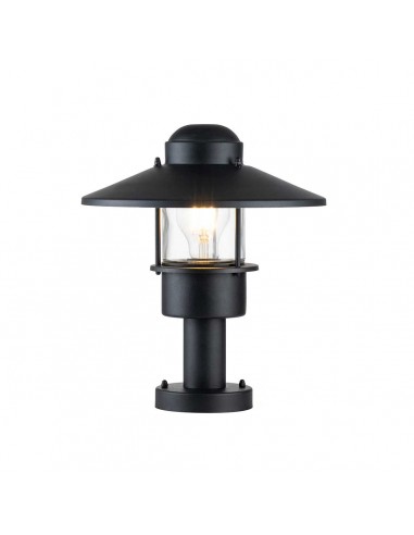 Bedlampe led udendørslamper gammel stil klassiske sokkellamper halvmur