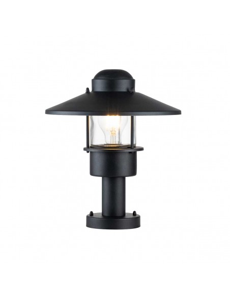 Bedlampe led udendørslamper gammel stil klassiske sokkellamper halvmur